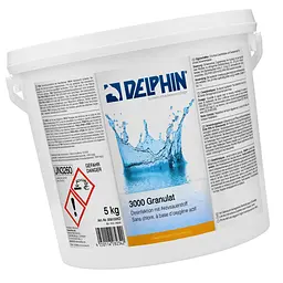 Безхлорний засіб для басейну Delphin 3000 10 кг гранули для дезінфекції води - мініатюра 3