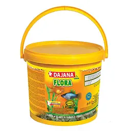 Корм для травоїдних риб зі спіруліною в пластівцях Dajana FLORA 5 л/1 кг