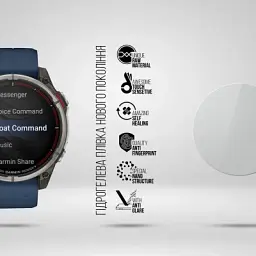 Плівка захисна Armorstandart Matte hydrogel Garmin Quatix 8 47mm 6 pcs (ARM92027) - мініатюра 2