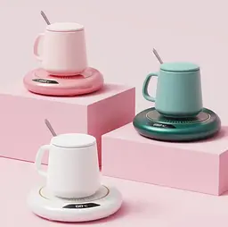 USB-підігрівач для чашки з 3 режимами температури, термостатом - мініатюра 12