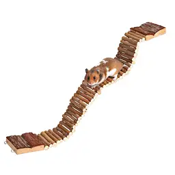 Драбинка для гризунів Trixie Natural Living 7 x 55 см дерево - мініатюра 2