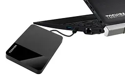 Зовнішній жорсткий диск Toshiba HDD 2.5" USB 2ТB Canvio Ready Black (HDTP320EK3AA) - мініатюра 4