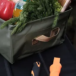 Складаний контейнер для води Naturehike Square bucket 13 л з ПВХ army green NH19SJ007 - мініатюра 9