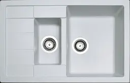 Кухонна мийка Adamant ANILA PLUS old stone 775x495x200 мм, з крилом 77,5 см