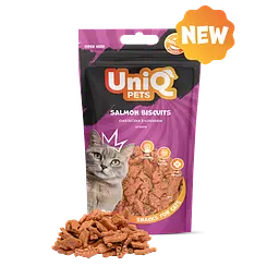 Ласощі для котів Uniq PETS CAT SNACKS MIMI Печиво з лосося, 50 г - мініатюра 2