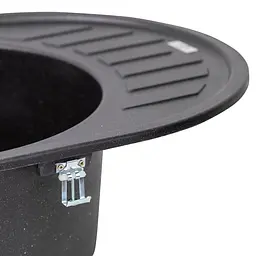 Кухонна мийка Lidz 620x500/200 BLM-14 чорний металік (LIDZBLM14620500200) - мініатюра 4