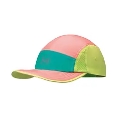 Кепка Buff Run Cap blocks multi Рожевий