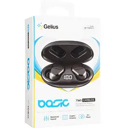 Бездротові навушники TWS Gelius Basic GP-TWS011 Black - мініатюра 5