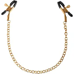 Затискачі для сосків Fetish Fantasy Gold Chain Nipple Clamps 32 см золотий
