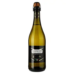 Упаковка ігристого вина Kavalier Lambrusco Emilia IGT Vino Frizzante Bianco Amabile біле напівсолодке 4.5 л (0.75 х 6 шт.) - мініатюра 2