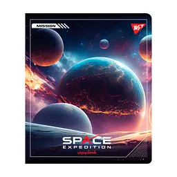 Зошит Yes Space expedition А5 48 аркушів клітинка (767550), в асортименті - мініатюра 4