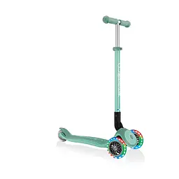 Самокат Globber Primo foldable plus lights, колеса з підсвічуванням, м'ятний (439-206) - мініатюра 5