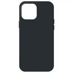 Силиконовый чехол для Apple iPhone 13 Pro Max, ICON2 Case, черный, противоударный, панель, защита всего корпуса, матовая поверхность Soft Touch, выступает над дисплеем, совместим с защитными стеклами и пленками, с микрофиброй, ArmorStandart (ARM60710)