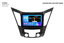 Штатна автомагнітола EasyGo M9-4-64-HSYF QLED Hyundai Sonata (YF) 2010-2014