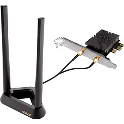 WiFi-адаптер ASUS WiFi PCE-BE92BT BE9400, PCI-Express x1, BT5.4 (90IG08U0-MO0B00) - мініатюра 2