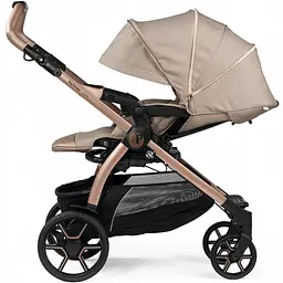 Коляска 3 в 1 Peg-Perego Book Mon Amour SLK рожеве золото  - мініатюра 4