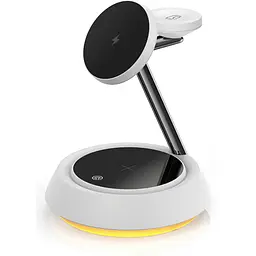 Бездротовий зарядний пристрій — настільний WiWU WI-W002 Power Air 15 W 3 в 1 для iPhone/A Apple Watch/Air