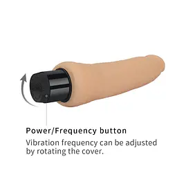 Реалістичний вібратор Xtreme Feel Vibrator Flesh тілесний - мініатюра 4