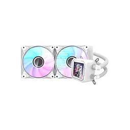 Система рідинного охолодження DARKFLASH DV240S WHITE - мініатюра 2