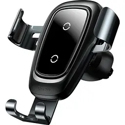 Автомобільний тримач холдер із БЗУ Baseus Wireless Charger Explore Gravity Car Mount WXYL-K01 Black