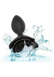 Анальна пробка Calexotics Rose Anal Plug Large, 10.2 см (чорний) - мініатюра 7