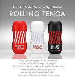 Мастурбатор Tenga Rolling Tenga Gyro Roller Cup Gentle білий - мініатюра 7