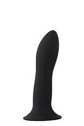 Фалоімітатор Solid Love Premium Silicone Dildo 5 Inch 13 см чорний - мініатюра 3