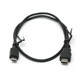 Кабель PowerPlant USB 3.0 Type-C – Xiaomicro USB 0.3 м