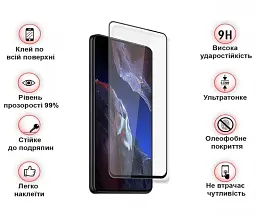 Скло захисне BeCover Poco F5 Pro Black (709744) - мініатюра 2