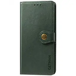 Шкіряний чохол-книжка GETMAN Gallant (PU) для Xiaomi Redmi Note 10 Pro / 10 Pro Max Зелений