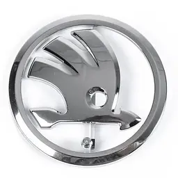 Емблема Skoda (Хром) d=90 мм 3V0853621A