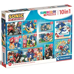 Пазл Clementoni 10 в 1 Sonic (80508) - мініатюра 4