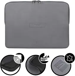 Чохол для ноутбука Tucano 15"/16" Today Sleeve Grey (BFTO1516-G) - мініатюра 2