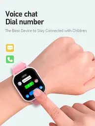 Смарт-годинник дитячі Wonlex KT19 RPO 4G з камерою WI-FI GPS SIM-карта Pink (16993) - мініатюра 8