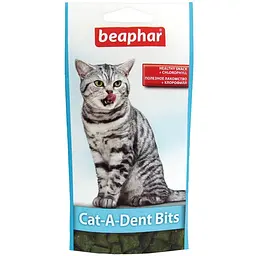 Ласощі для чищення зубів котів Beaphar Cat-A-Dent Bits 35 г