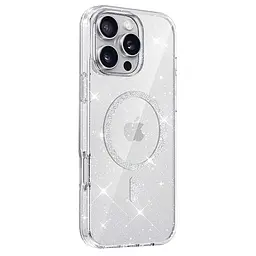Чохол TPU Eclipse Sparkle Magnetic Fit для Apple iPhone 16 Pro (6.3") Clear - мініатюра 8