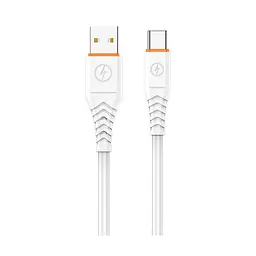 Кабель Aspor A127 Quick Charge USB – Type-C (6A/1м)- білий