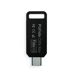 Апаратні ключі SecuX PUFido Clife Key (2FA) сертифікований за стандартом FIDO2, USB Type-C набір з 2 шт. (B0F32FWR2N-2) - мініатюра 5