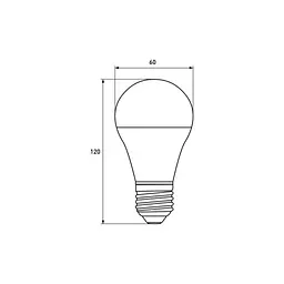 Лампочка Eurolamp LED ECO A60 12W E27 4000K 12-48V (LED-A60-12274(12-48V)) - мініатюра 4