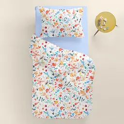 Дитяча постільна білизна в ліжечко AQUARELLE FLOWERS CS1 COSAS (4822052265802) - мініатюра 2