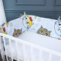 Борт в ліжечко MirSon Kids Time 18-0007 Cool Cat - мініатюра 3