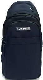 Чоловіча сумка тканинна Lanpad Синя - мініатюра 1