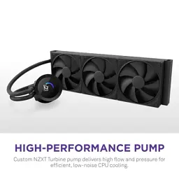 Система рідинного охолодження NZXT Kraken Plus V2 360mm AIO liquid cooler w/Displ (RL-KN360-B2) - мініатюра 2