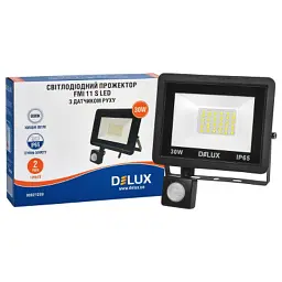 Прожектор Delux FMI 11 S LED 30 Вт 6500K IP65 (90021208) - мініатюра 4