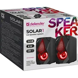Акустична система Defender Solar 1 Black (65401) - мініатюра 7
