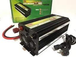 Автоінвертор 12 V-220 V 7200 W з функцією заряджання акумулятора 20 A, перетворювач напруги та UPS WimpeX 12 V-220 V 7200 Вт