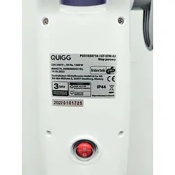 Парова швабра Quigg GT-STM-02 на 600 мл 2 режими подачі пари 1300 Вт довжина кабелю 8 м - мініатюра 3