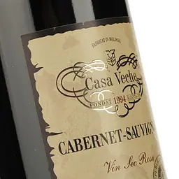 Вино Alianta vin Casa Veche Cabernet Sauvignon, 10-12%, 0,75 л (12099) - мініатюра 4