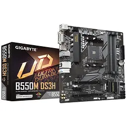 Материнська плата Gigabyte B550M DS3H (B550M DS3H) (Socket AM4, AMD B550, Micro-ATX) Б/в - мініатюра 5