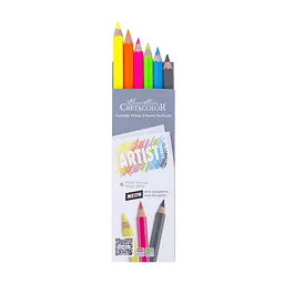 Набір неонових олівців МЕГА Artist Studio Line 5 кольорів + 1 графітовий МЕГА НВ Cretacolor